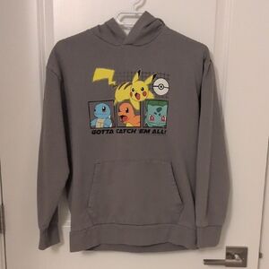 Old Navy Gray Pokémon Hoodie